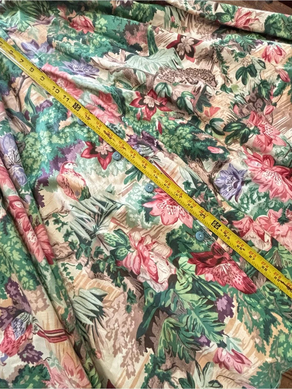 Vintage d.Frank Floral Fit-and-Flare Midi Swing Dress - Picture 8 of 11